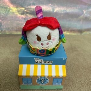 Disney Munchlings Rainbow Unicorn Caramel Apple plush